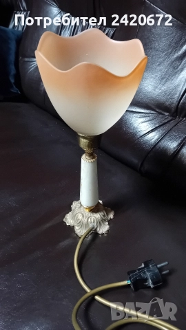 ретро  лампа  барок, снимка 5 - Настолни лампи - 52668136