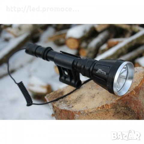 Мощен фенер за лов BL-Q2888, 3 филтъра, Опция монтаж върху оръжие