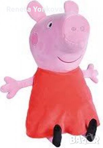 Плюшена играчка  , Peppa Pig , Пепа пиг и Джордж,  25 см, снимка 4 - Плюшени играчки - 34576775