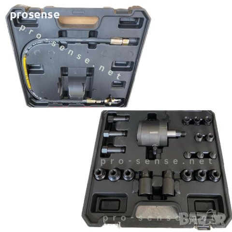 *ПРОМО* Пневматичен обратен чук за вадене на инжектори / дюзи 21 части HAWEK, снимка 2 - Аксесоари и консумативи - 44079321