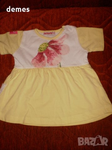  Бебешка рокля за момиче MARIQUITA с къс ръкав размер 68, снимка 3 - Бебешки рокли - 33434753