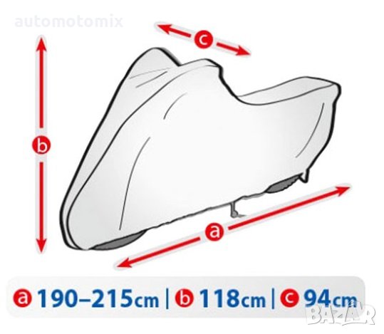 БРЕЗЕНТ,ПОКРИВАЛО ЗА МОТОР :190 - 215см х 118см х 94см - ПОЛША, снимка 2 - Аксесоари и консумативи - 43489396