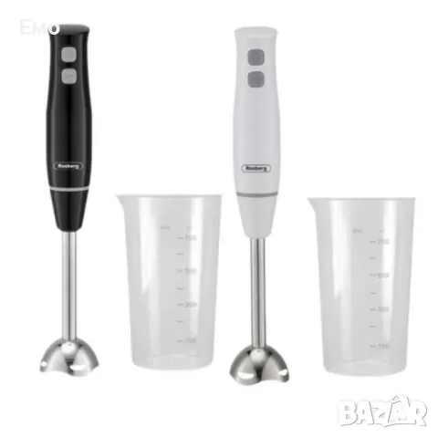 Пасатор - 400W, метален накрайник, с чаша 0.7л, 2 степени, черен, бял, снимка 9 - Чопъри и пасатори - 48513043