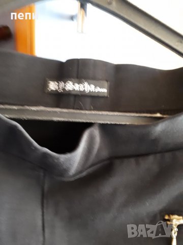 Дамски панталон с кожа, снимка 4 - Панталони - 27937946