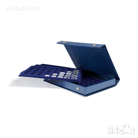 Монетна кутия с 4 табли Leuchtturm, снимка 5 - Нумизматика и бонистика - 47828046