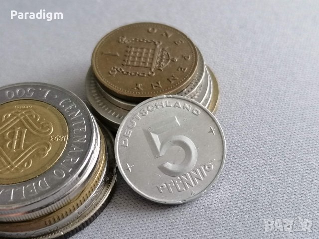 Монета - Германия - 5 пфенига | 1952г.; серия А, снимка 1 - Нумизматика и бонистика - 40376204