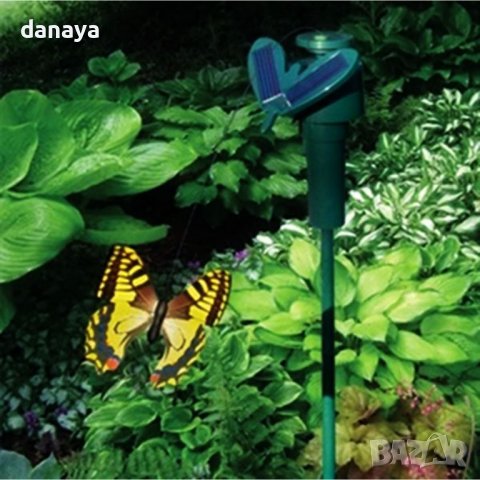 364 Градинска соларна летяща пеперуда декорация за градина балкон, снимка 9 - Градински мебели, декорация  - 21474438