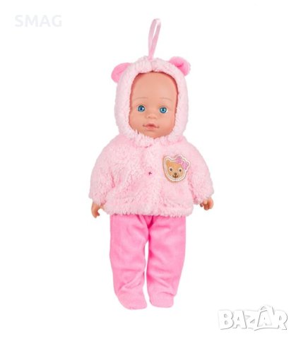 Кукла Бебе Облечена като Мече 30 см, снимка 1 - Кукли - 43298110