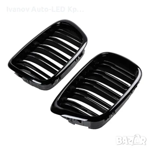 Двойни Бъбреци Черен Гланц За BMW 5-Серия E39, снимка 2 - Аксесоари и консумативи - 48609532