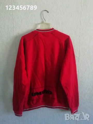 Manchester United Umbro Sharp Vintage оригинална блуза 90те години ретро Манчестър Юнайтед горнище , снимка 2 - Блузи - 53191352
