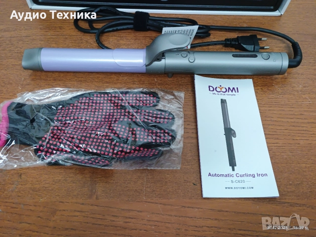 Автоматична маша за къдрене, въртяща се на 360° за създаване на перфектни къдрици! Изпращам видео., снимка 3 - Маши за коса - 52940002