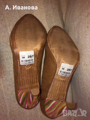 Дамски обувки Marco Tozzi, снимка 5 - Дамски обувки на ток - 26367551