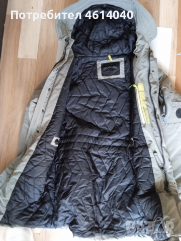 Яке дълго зимно мъжко REPLAY размер L / XL, снимка 3 - Якета - 52821859