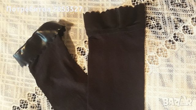 Дамски чорапи с еко кожа, снимка 2 - Дамски чорапи - 33608712