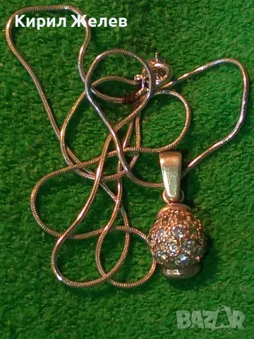 НЕЖНО ИТАЛИАНСКО СРЕБЪРНО КОЛИЕ със СКЪПОЦЕНЕН СРЕБЪРЕН ПЕНДАНТ РОДИРАНО СРЕБРО 925 ПРОБА 43359, снимка 11 - Колиета, медальони, синджири - 50136136