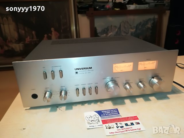 universum v3585 stereo amplifier-2x100w germany 2406211128, снимка 5 - Ресийвъри, усилватели, смесителни пултове - 33318583