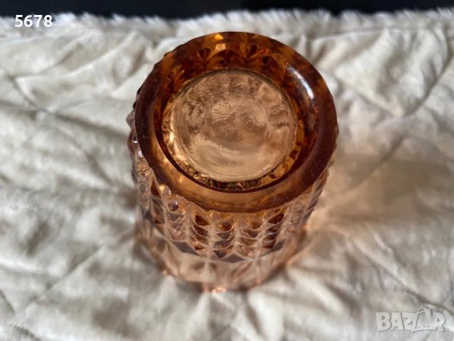 Стъклена ваза, снимка 3 - Други - 49615784