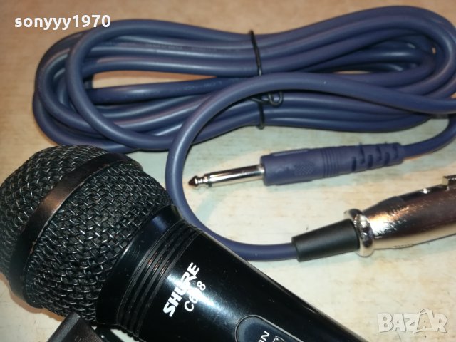 shure c608 profi mic+кабел и държач 2603211004, снимка 8 - Микрофони - 32308086