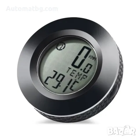 Компютър за велосипед и мотопед Automat, LCD дисплей с три цвята, Водоустойчив