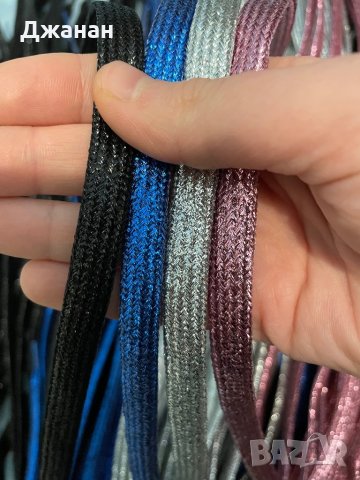 Блестящи връзки за обувки/маратонки, снимка 4 - Други - 43024942