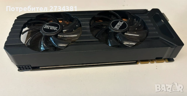 Видео карта Palit GeForce GTX 1070ti 8GB ЗА ЧАСТИ, снимка 3 - Видеокарти - 53040167