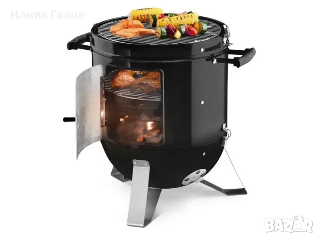 Грил с опушване GRILLMEISTER, Ø 40 см, 0 - 530°C , снимка 4 - Барбекюта - 50733208