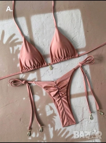 Бански с блестящи частици 