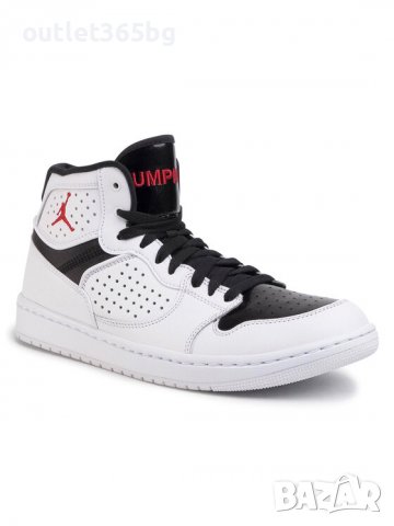 Nike - Jordan Access номер 45.5 мъжки бели Оригинал Код 9032, снимка 1 - Маратонки - 40157089