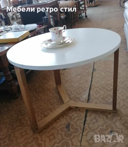 Бяла и елегантна масичка за кафе за вашето жилищно и офис пространство. , снимка 2 - Маси - 49007077