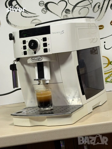 Кафемашина кафе автомат delonghi magnifica S с гаранция, снимка 5 - Кафемашини - 53015354