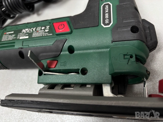 Като нов! Parkside® Махален прободен трион PSTK800 G5, снимка 6 - Триони и циркуляри - 53324805