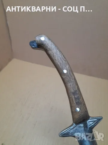 Стар Ръчно Изработен Нож От Ресьорна Стомана., снимка 8 - Антикварни и старинни предмети - 48951414