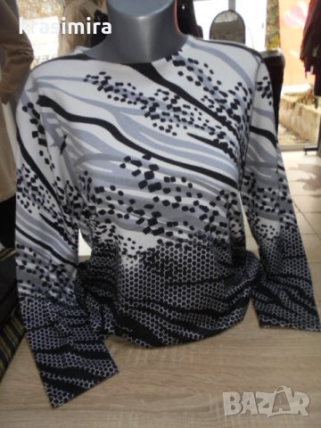 меки блузки в четири десен-големи размери , снимка 14 - Блузи с дълъг ръкав и пуловери - 38734712