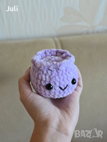 Ръчно плетени на една кука Малинка и Боровинка, снимка 6 - Други - 52342363