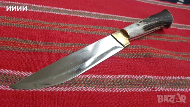 Ловен нож рог, снимка 2 - Ножове - 53153822