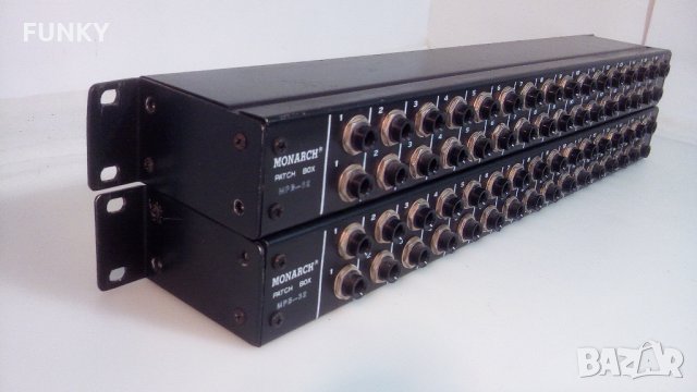 Monarch MPB-32 Patch Box - 19 Inch, 32 Inoutput Patchbay, снимка 4 - Ресийвъри, усилватели, смесителни пултове - 33483577