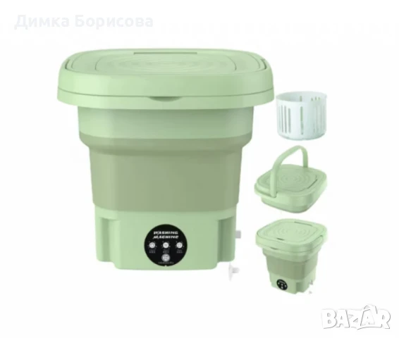 Електрическа компактна преносима пералня с горен отвор и контрол на докосване, снимка 2 - Перални - 51155110