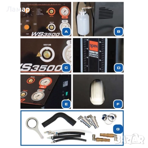 Машина за промиване на охладителна система и смяна охлаждаща течност, снимка 3 - Други машини и части - 51892800