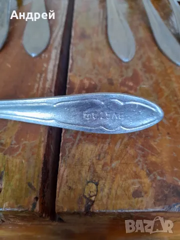 Стари калайдисани вилици, снимка 5 - Други ценни предмети - 49845408