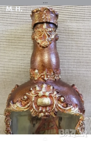 Ръчно декорирана бутилка , снимка 3 - Декорация за дома - 52863110