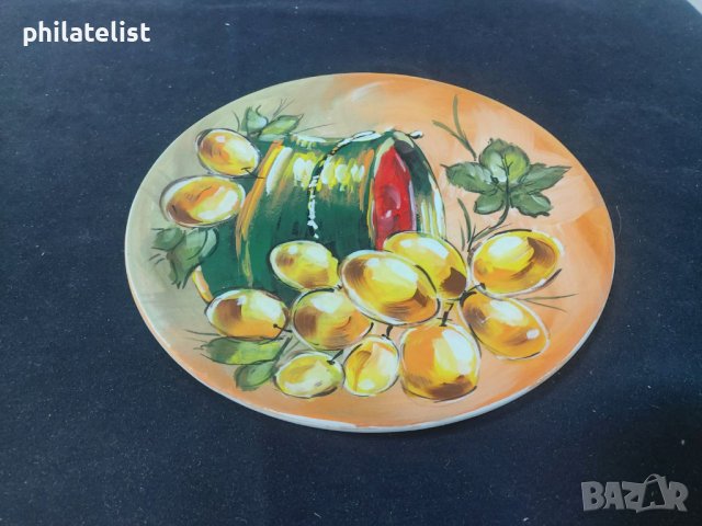 Рисувана чиния - №9, снимка 2 - Чинии - 40441446