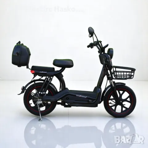 Електрически скутер с педали MaxMotors EBZ 18 750W/48V/20Ah - BLACK, снимка 4 - Мотоциклети и мототехника - 50015662