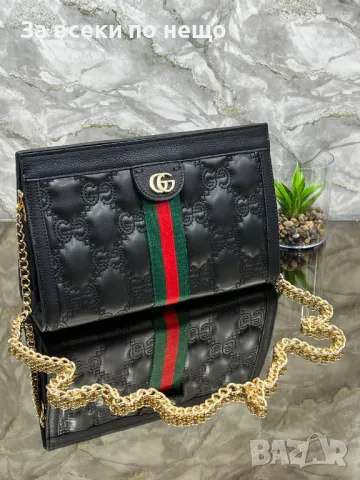 Gucci Дамска Чанта Гучи - Налични Различни Цветове Код D2174, снимка 8 - Чанти - 49425577