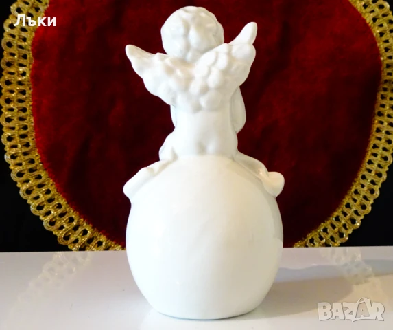 Порцеланова статуетка,фигура Ангел,Херувим. , снимка 4 - Статуетки - 51230416