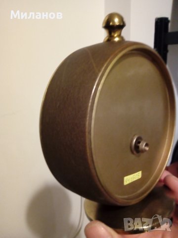 Антикварен електромеханичен настолен часовник, снимка 4 - Антикварни и старинни предмети - 36720595