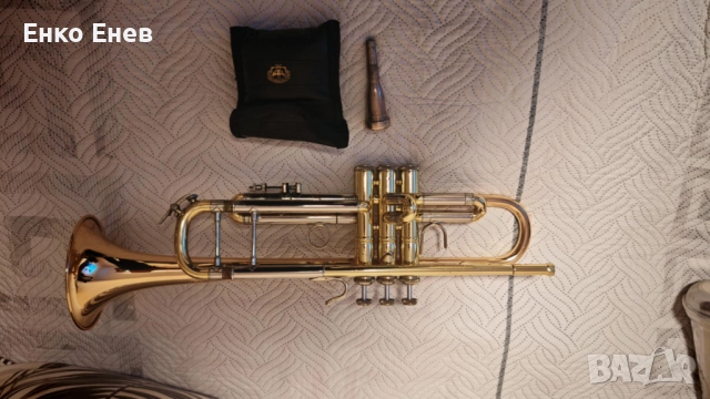 Предлагам за продажба Тромпет Vincent Bach Stradivarius 37 Gold, снимка 11 - Духови инструменти - 52368418