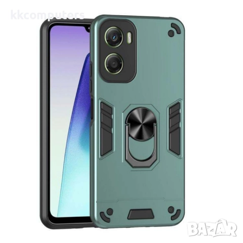 Удароустойчив калъф с метален стенд 360° за Motorola Moto G06 4G / Moto G06 Power 4G- PC + TPU, Вкл., снимка 3 - Калъфи, кейсове - 52723169