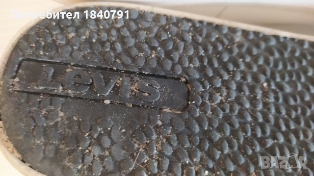 LEVI’S кожени бели кецове/маратонки №40, снимка 9 - Кецове - 38148865