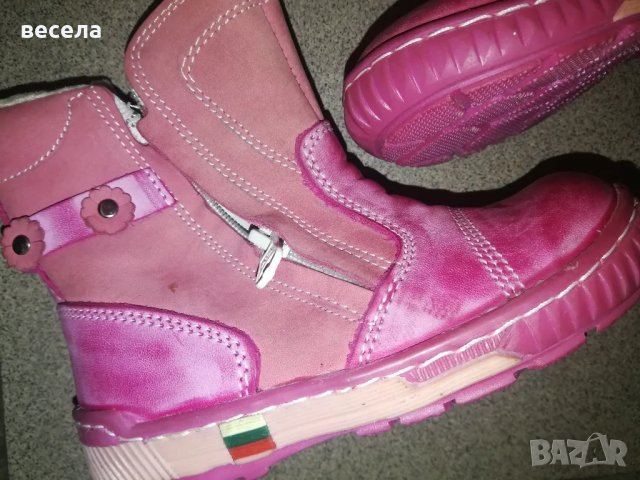 детски ботуши от естествена кожа, номера 22,24,25