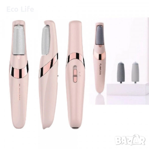 Електрическа пила за пети и педикюр Flawless finishing touch, снимка 4 - Електрически пили за пети - 52346613